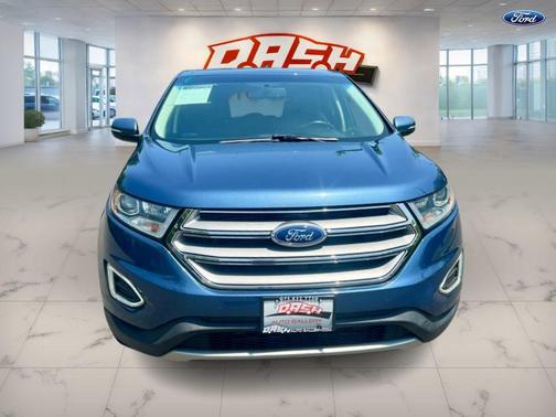 Blue Metallic 2018 Ford Edge SEL