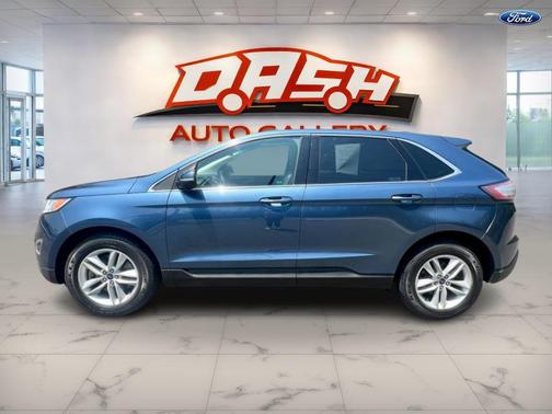 Blue Metallic 2018 Ford Edge SEL