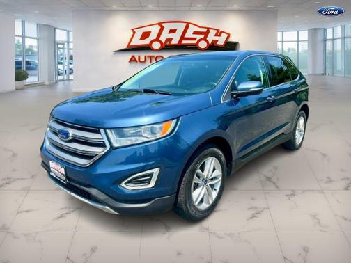 Blue Metallic 2018 Ford Edge SEL