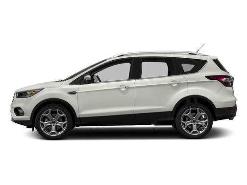 White Platinum Metallic Tri-Coat 2017 Ford Escape Titanium