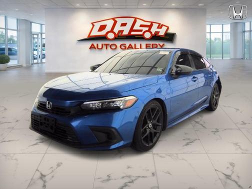 Aegean Blue Metallic 2023 Honda Civic Sport