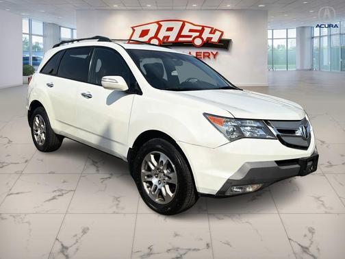 Aspen White Pearl 2008 Acura MDX Technology