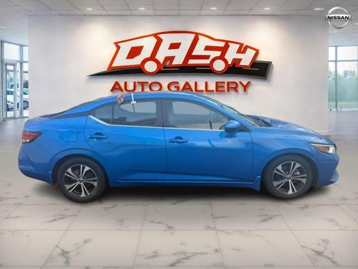 Electric Blue Metallic 2021 Nissan Sentra SV