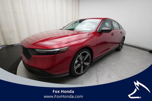Radiant Red Metallic 2025 Honda Accord Hybrid