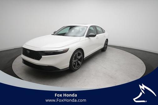 Platinum White Pearl 2024 Honda Accord Hybrid