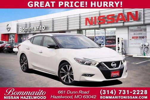 Pearl White 2018 Nissan Maxima 3.5 Platinum