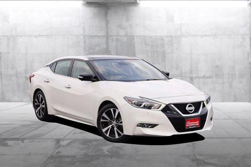 Pearl White 2018 Nissan Maxima 3.5 Platinum