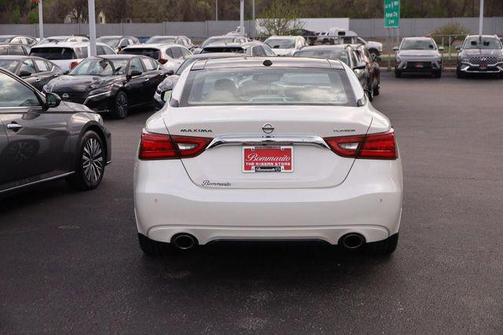 Pearl White 2018 Nissan Maxima 3.5 Platinum