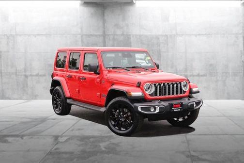 Firecracker Red Clearcoat 2025 Jeep Wrangler 4xe Sahara