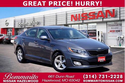 Blue 2015 Kia Optima LX