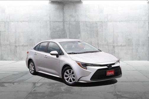Classic Silver Metallic/Midnight Black Metallic 2024 Toyota Corolla LE