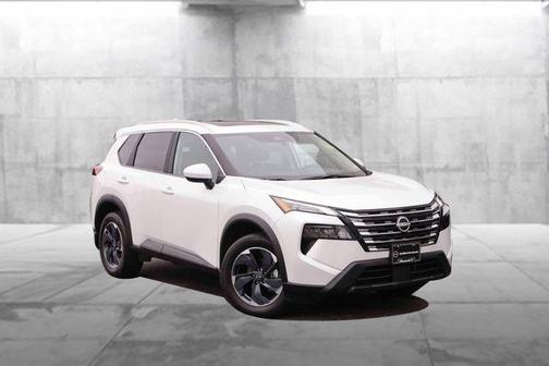 White Pearl 2025 Nissan Rogue SV