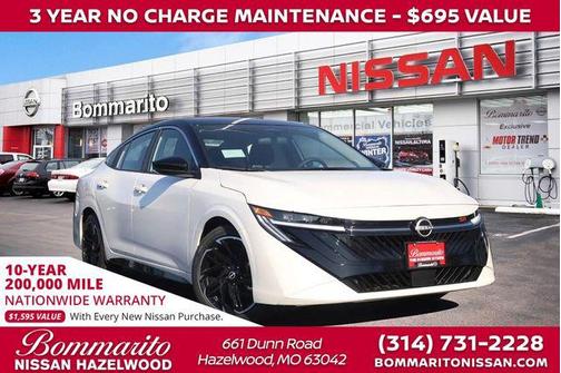 White 2026 Nissan Sentra SR