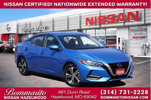 Electric Blue Metallic 2023 Nissan Sentra SV