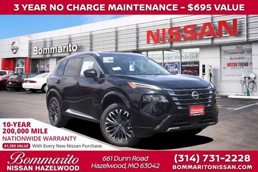 Super Black 2026 Nissan Rogue Platinum