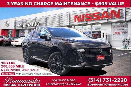 Super Black 2026 Nissan Murano Platinum