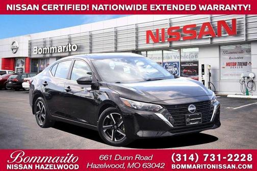 Super Black 2024 Nissan Sentra SV