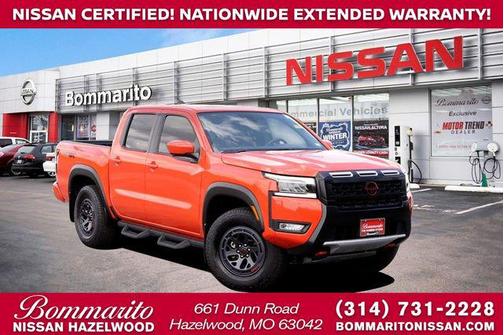 Orange 2025 Nissan Frontier PRO-4X