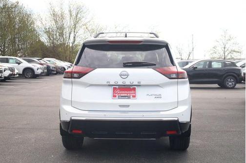White Pearl 2026 Nissan Rogue Platinum