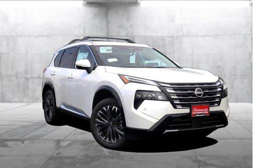 White Pearl 2026 Nissan Rogue Platinum