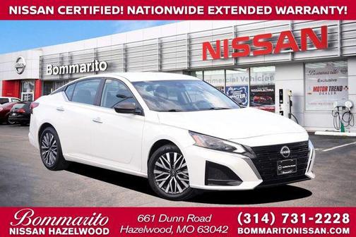 Glacier White 2025 Nissan Altima 2.5 SV