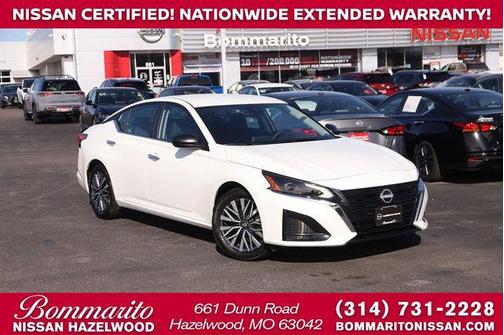 Glacier White 2025 Nissan Altima 2.5 SV