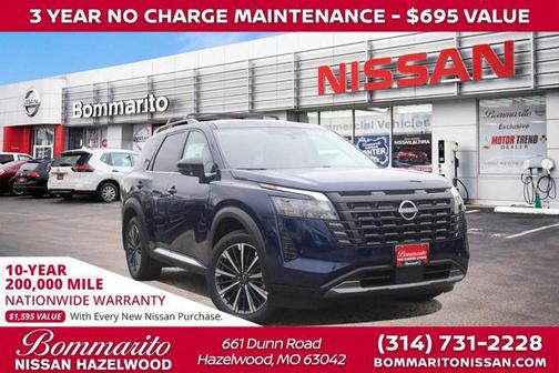 Ocean 2026 Nissan Pathfinder Platinum