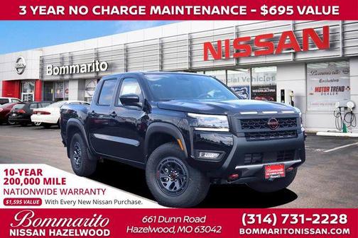 Super Black 2026 Nissan Frontier PRO-4X