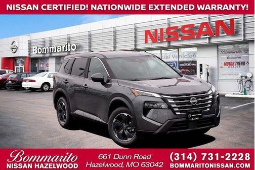Gun Metallic 2025 Nissan Rogue SV