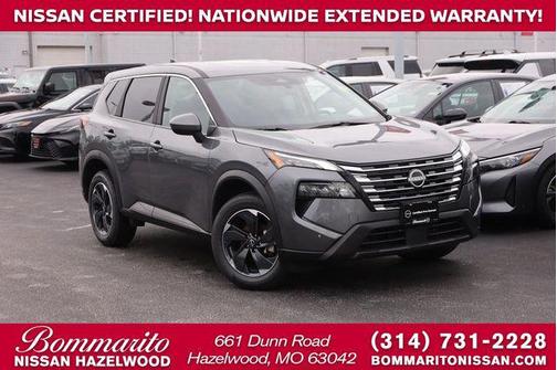 Gun Metallic 2025 Nissan Rogue SV
