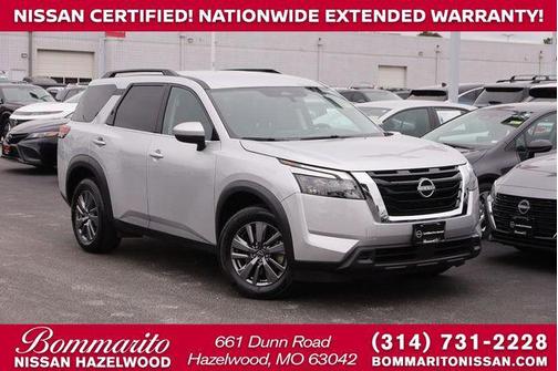 Brilliant Silver Metallic 2025 Nissan Pathfinder SV FWD