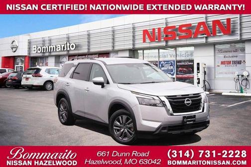 Brilliant Silver Metallic 2025 Nissan Pathfinder SV FWD