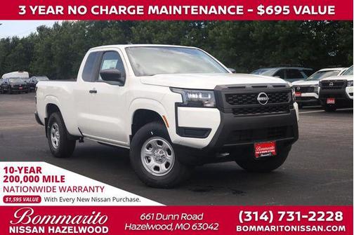 Glacier White 2026 Nissan Frontier S