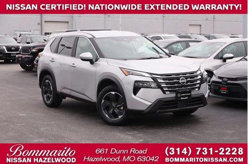 Brilliant Silver Metallic 2025 Nissan Rogue SV