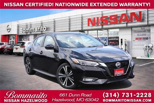 Super Black 2021 Nissan Sentra SR