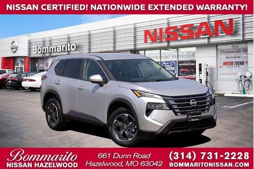 Brilliant Silver Metallic 2025 Nissan Rogue SV