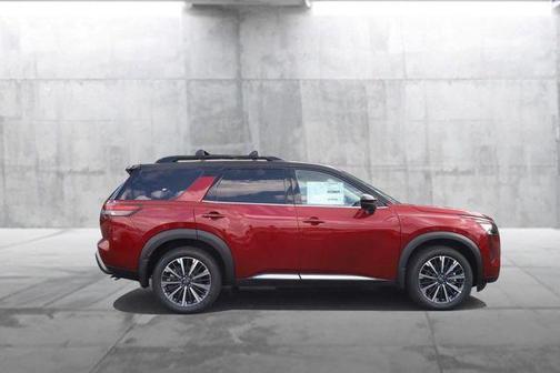 Scarlet 2026 Nissan Pathfinder Platinum