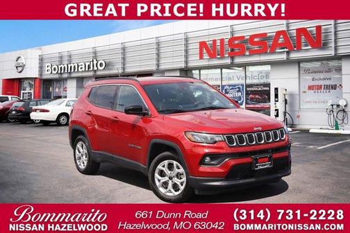 Red Hot Pearlcoat 2025 Jeep Compass Latitude