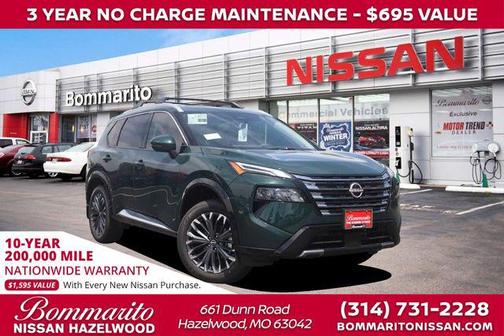 Obsidian 2026 Nissan Rogue Platinum