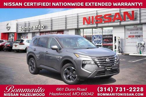 Gun Metallic 2025 Nissan Rogue SV