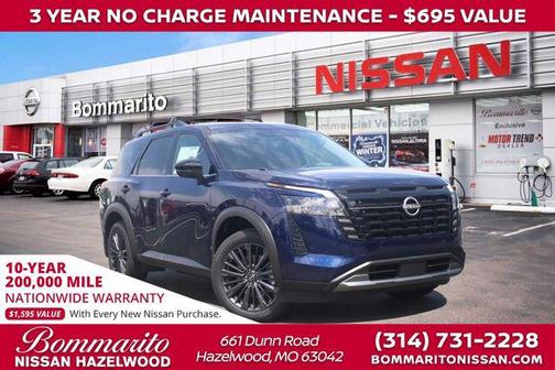 Deep Ocean Blue 2026 Nissan Pathfinder SL