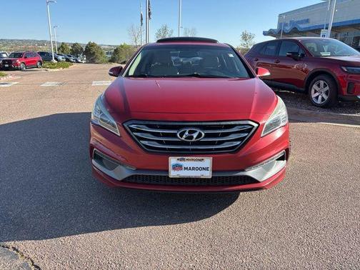 Scarlet Red 2017 Hyundai SONATA Sport