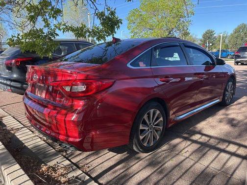 Scarlet Red 2017 Hyundai SONATA Sport