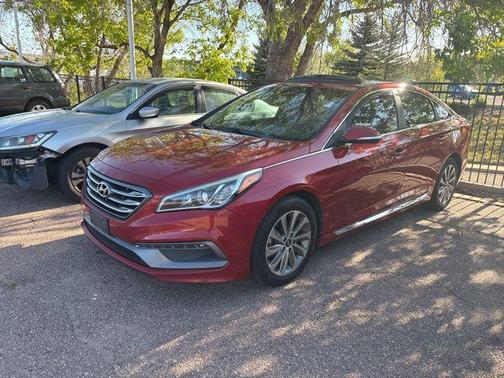 Scarlet Red 2017 Hyundai SONATA Sport