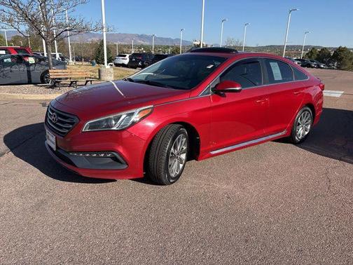 Scarlet Red 2017 Hyundai SONATA Sport
