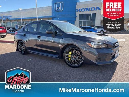 Dark Gray Metallic 2019 Subaru WRX STI Base