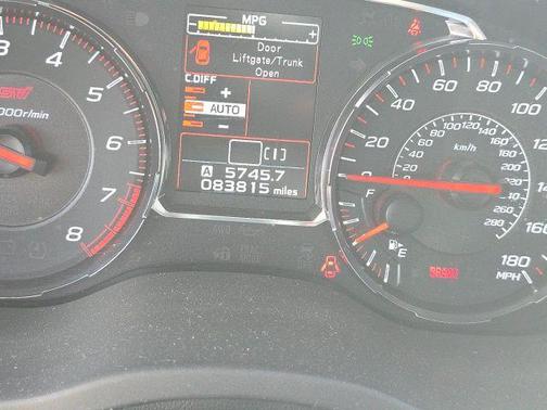 Dark Gray Metallic 2019 Subaru WRX STI Base