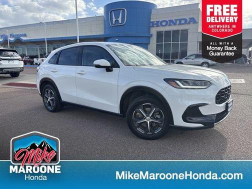 Platinum White Pearl 2023 Honda HR-V EX-L