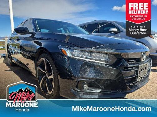 Crystal Black Pearl 2022 Honda Accord Sport SE 1.5T