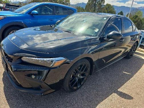 Crystal Black Pearl 2022 Honda Civic Sport